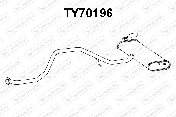 Rear Muffler (TY70196)
