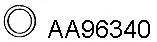 Seal Ring, exhaust pipe (AA96340)