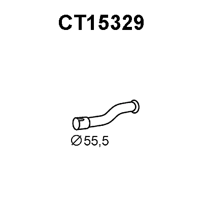 Exhaust Pipe (CT15329)
