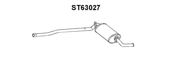 Rear Muffler (ST63027)