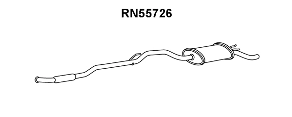 Rear Muffler (RN55726)