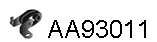 Rubber Strip, exhaust system (AA93011)