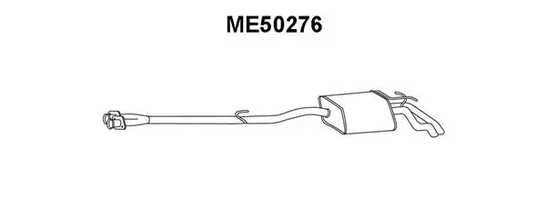 Rear Muffler (ME50276)