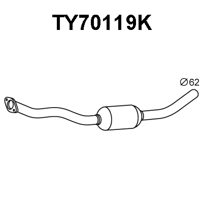 Catalytic Converter (TY70119K)