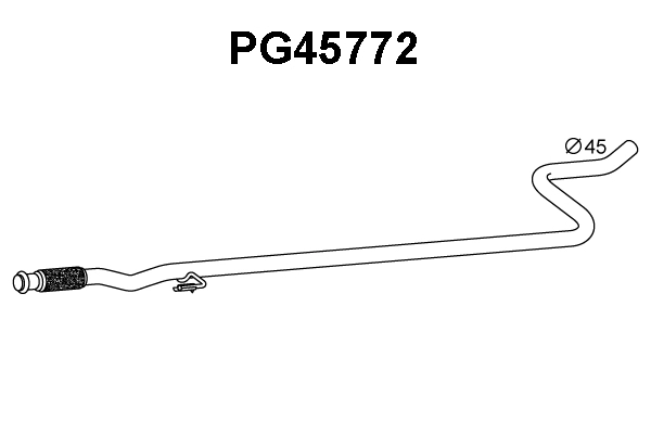 Exhaust Pipe (PG45772)