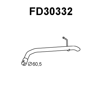 Exhaust Pipe (FD30332)