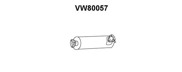 Front Muffler (VW80057)