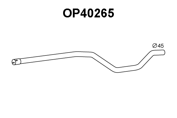 Exhaust Pipe (OP40265)