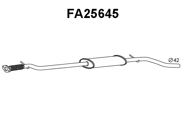 Centre Muffler (FA25645)