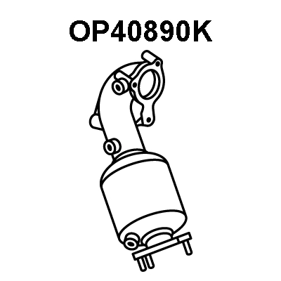 Catalytic Converter (OP40890K)