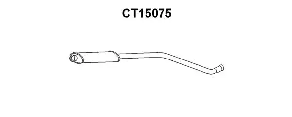 Front Muffler (CT15075)