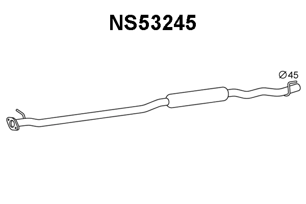Front Muffler (NS53245)