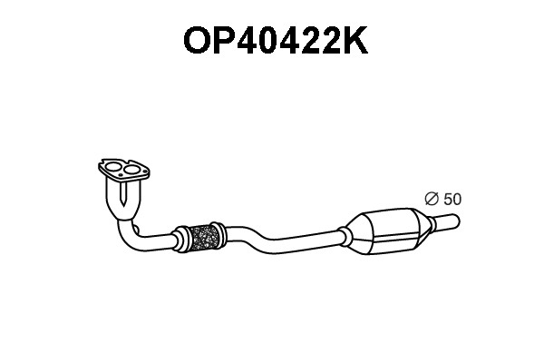 Catalytic Converter (OP40422K)