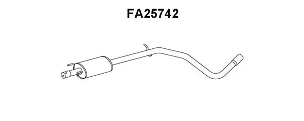 Centre Muffler (FA25742)