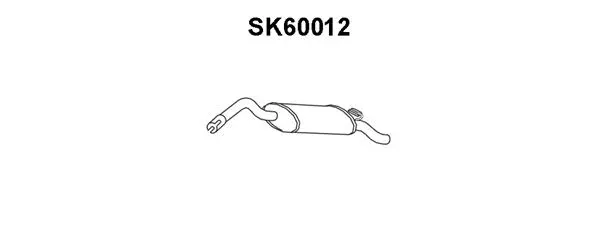 Rear Muffler (SK60012)