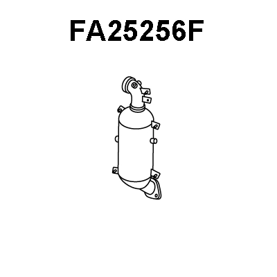 Soot/Particulate Filter, exhaust system (FA25256F)