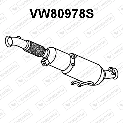 Soot/Particulate Filter, exhaust system (VW80978S)