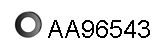 Rubber Strip, exhaust system (AA96543)