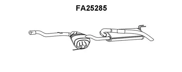 Rear Muffler (FA25285)
