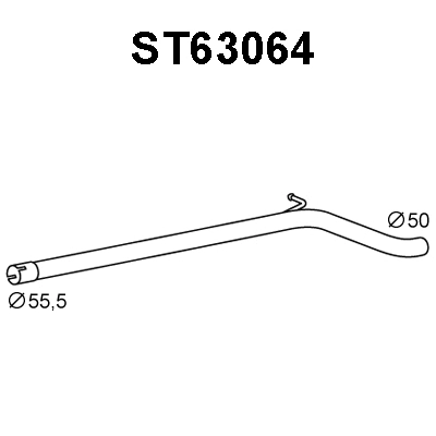 Exhaust Pipe (ST63064)