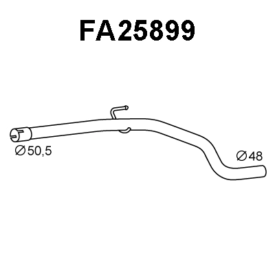 Exhaust Pipe (FA25899)