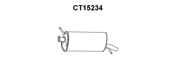 Rear Muffler (CT15234)
