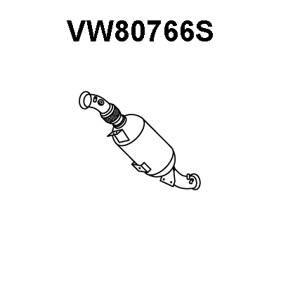 Soot/Particulate Filter, exhaust system (VW80766S)