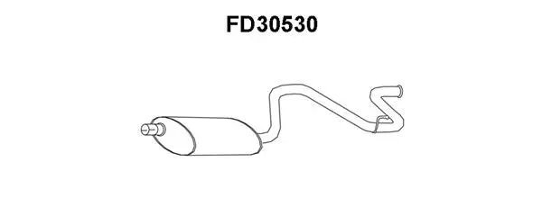Rear Muffler (FD30530)