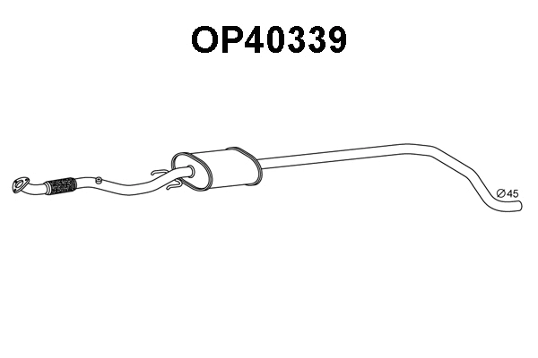 Exhaust Pipe (OP40339)