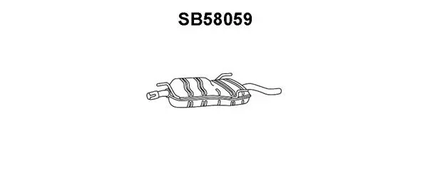 Rear Muffler (SB58059)