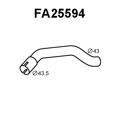 Exhaust Pipe (FA25594)