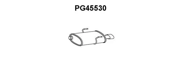 Rear Muffler (PG45530)