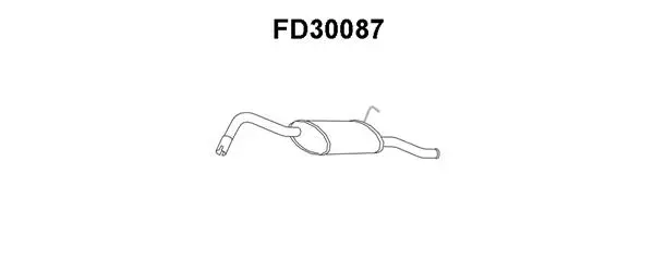 Rear Muffler (FD30087)