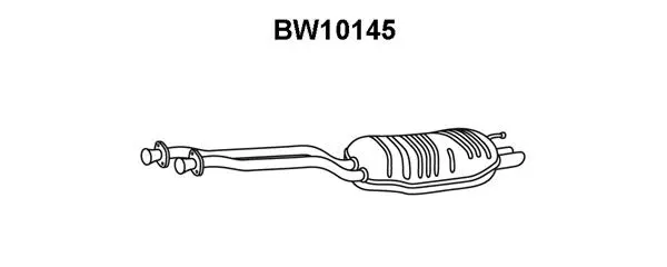 Rear Muffler (BW10145)