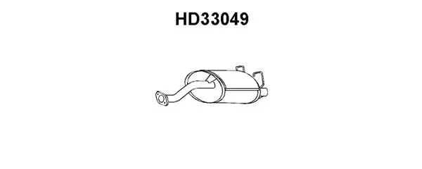 Rear Muffler (HD33049)