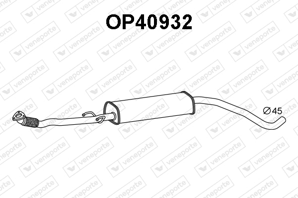 Front Muffler (OP40932)