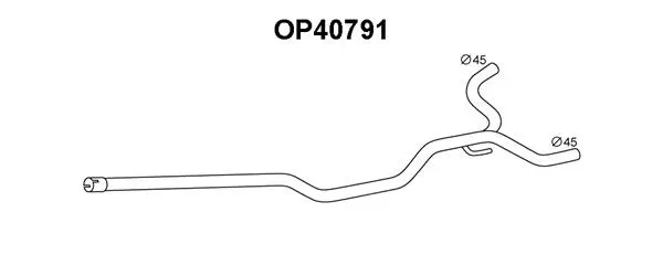 Exhaust Pipe (OP40791)
