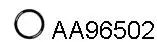 Seal Ring, exhaust pipe (AA96502)