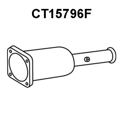 Soot/Particulate Filter, exhaust system (CT15796F)