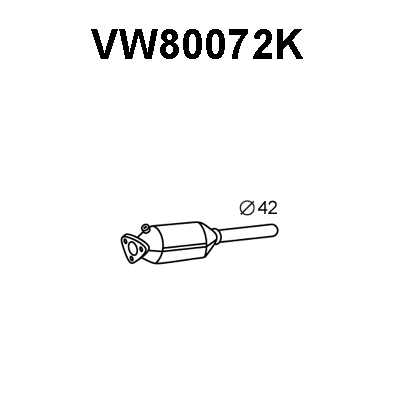 Catalytic Converter (VW80072K)