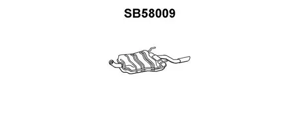 Rear Muffler (SB58009)