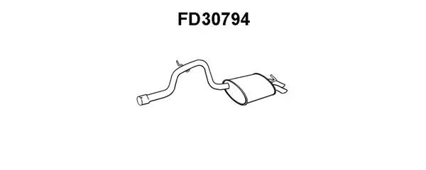 Rear Muffler (FD30794)