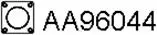 Gasket, exhaust pipe (AA96044)