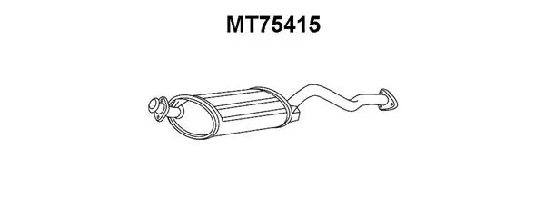 Front Muffler (MT75415)