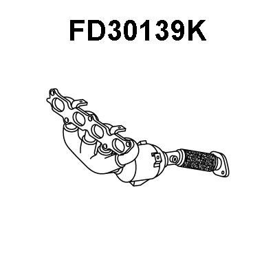 Manifold Catalytic Converter (FD30139K)