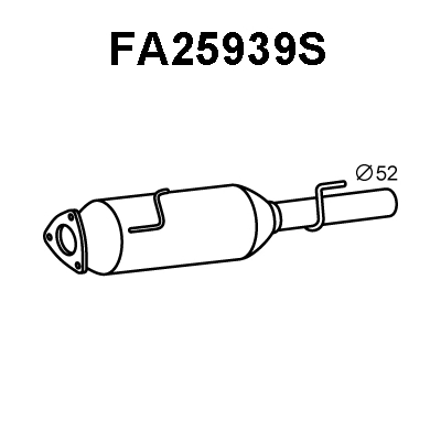 Soot/Particulate Filter, exhaust system (FA25939S)