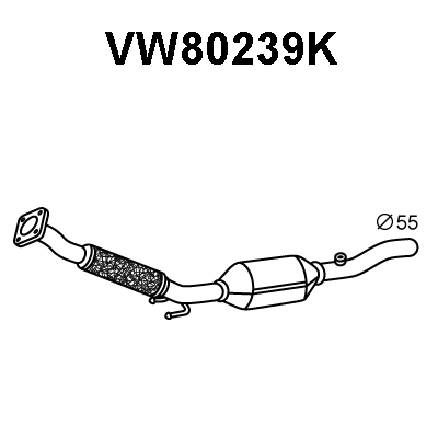 Catalytic Converter (VW80239K)