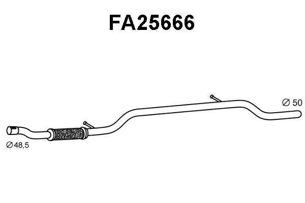 Exhaust Pipe (FA25666)