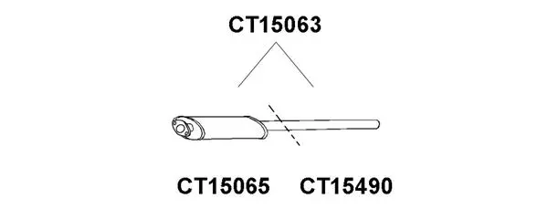 Front Muffler (CT15063)