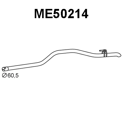 Exhaust Pipe (ME50214)